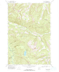 Blue Lake Washington Historical topographic map, 1:24000 scale, 7.5 X 7.5 Minute, Year 1970