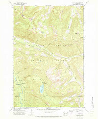 Blue Lake Washington Historical topographic map, 1:24000 scale, 7.5 X 7.5 Minute, Year 1970