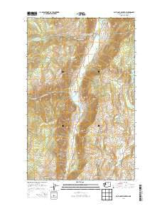 Blue Goat Mountain Washington Current topographic map, 1:24000 scale, 7.5 X 7.5 Minute, Year 2014