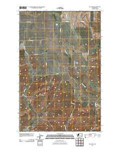 Bluestem Washington Historical topographic map, 1:24000 scale, 7.5 X 7.5 Minute, Year 2011