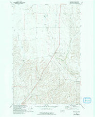 Bluestem Washington Historical topographic map, 1:24000 scale, 7.5 X 7.5 Minute, Year 1969