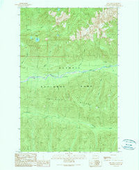 Bob Creek Washington Historical topographic map, 1:24000 scale, 7.5 X 7.5 Minute, Year 1990