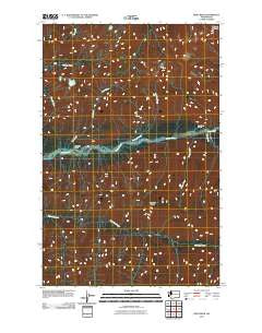 Bob Creek Washington Historical topographic map, 1:24000 scale, 7.5 X 7.5 Minute, Year 2011