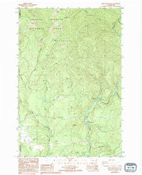 Bobs Mountain Washington Historical topographic map, 1:24000 scale, 7.5 X 7.5 Minute, Year 1986