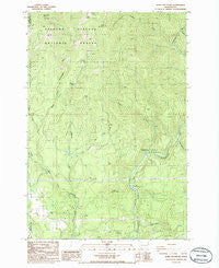 Bobs Mountain Washington Historical topographic map, 1:24000 scale, 7.5 X 7.5 Minute, Year 1986