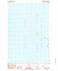 Bodelteh Islands Washington Historical topographic map, 1:24000 scale, 7.5 X 7.5 Minute, Year 1984