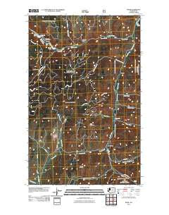 Bodie Washington Historical topographic map, 1:24000 scale, 7.5 X 7.5 Minute, Year 2011