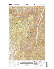 Bodie Washington Current topographic map, 1:24000 scale, 7.5 X 7.5 Minute, Year 2014