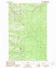 Bodie Mountain Washington Historical topographic map, 1:24000 scale, 7.5 X 7.5 Minute, Year 1988