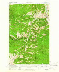 Bodie Mtn Washington Historical topographic map, 1:62500 scale, 15 X 15 Minute, Year 1958