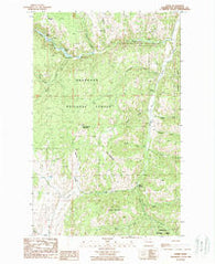 Bodie Washington Historical topographic map, 1:24000 scale, 7.5 X 7.5 Minute, Year 1988
