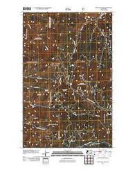 Bodie Mountain Washington Historical topographic map, 1:24000 scale, 7.5 X 7.5 Minute, Year 2011