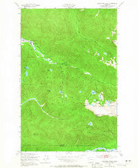 Bogachiel Peak Washington Historical topographic map, 1:24000 scale, 7.5 X 7.5 Minute, Year 1950