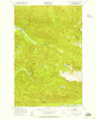 Bogachiel Peak Washington Historical topographic map, 1:24000 scale, 7.5 X 7.5 Minute, Year 1950