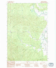 Boistfort Washington Historical topographic map, 1:24000 scale, 7.5 X 7.5 Minute, Year 1986