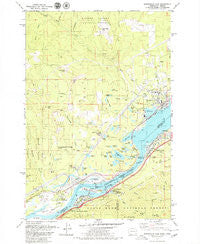 Bonneville Dam Oregon Historical topographic map, 1:24000 scale, 7.5 X 7.5 Minute, Year 1979