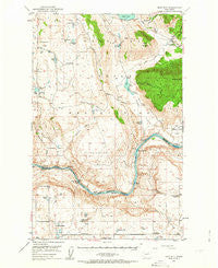 Boot Mtn Washington Historical topographic map, 1:62500 scale, 15 X 15 Minute, Year 1950