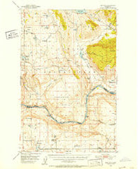 Boot Mtn Washington Historical topographic map, 1:62500 scale, 15 X 15 Minute, Year 1950