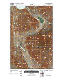 Boot Mountain Washington Historical topographic map, 1:24000 scale, 7.5 X 7.5 Minute, Year 2011