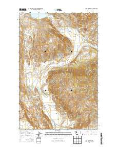 Boot Mountain Washington Current topographic map, 1:24000 scale, 7.5 X 7.5 Minute, Year 2014