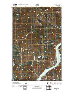 Bossburg Washington Historical topographic map, 1:24000 scale, 7.5 X 7.5 Minute, Year 2011