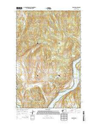 Bossburg Washington Current topographic map, 1:24000 scale, 7.5 X 7.5 Minute, Year 2014