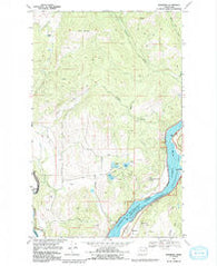 Bossburg Washington Historical topographic map, 1:24000 scale, 7.5 X 7.5 Minute, Year 1969