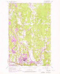 Bothell Washington Historical topographic map, 1:24000 scale, 7.5 X 7.5 Minute, Year 1953