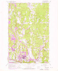 Bothell Washington Historical topographic map, 1:24000 scale, 7.5 X 7.5 Minute, Year 1953