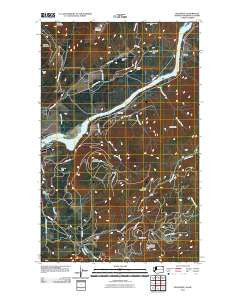 Boundary Washington Historical topographic map, 1:24000 scale, 7.5 X 7.5 Minute, Year 2011