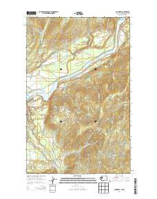 Boundary Washington Current topographic map, 1:24000 scale, 7.5 X 7.5 Minute, Year 2014