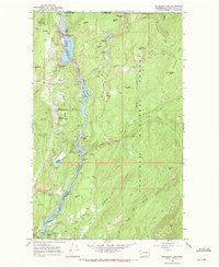 Boundary Dam Washington Historical topographic map, 1:24000 scale, 7.5 X 7.5 Minute, Year 1967