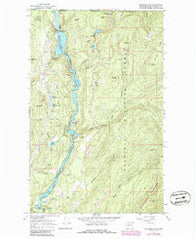 Boundary Dam Washington Historical topographic map, 1:24000 scale, 7.5 X 7.5 Minute, Year 1967