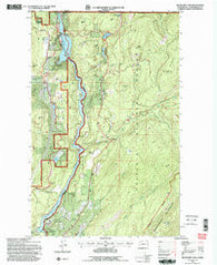 Boundary Dam Washington Historical topographic map, 1:24000 scale, 7.5 X 7.5 Minute, Year 1992