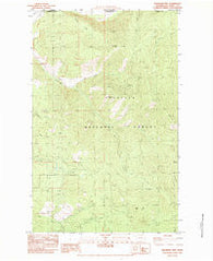 Boundary Mtn Washington Historical topographic map, 1:24000 scale, 7.5 X 7.5 Minute, Year 1983