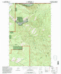 Boundary Mtn Washington Historical topographic map, 1:24000 scale, 7.5 X 7.5 Minute, Year 1992