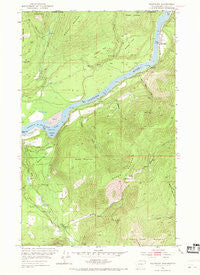 Boundary Washington Historical topographic map, 1:24000 scale, 7.5 X 7.5 Minute, Year 1952