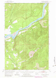 Boundary Washington Historical topographic map, 1:24000 scale, 7.5 X 7.5 Minute, Year 1952