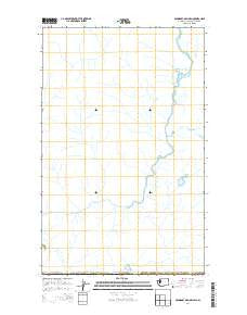 Boundary Dam OE N Washington Current topographic map, 1:24000 scale, 7.5 X 7.5 Minute, Year 2014