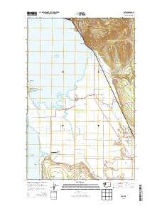 Bow Washington Current topographic map, 1:24000 scale, 7.5 X 7.5 Minute, Year 2014