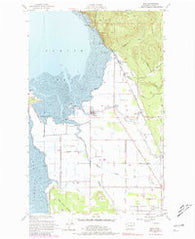 Bow Washington Historical topographic map, 1:24000 scale, 7.5 X 7.5 Minute, Year 1954