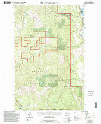 Boyds Washington Historical topographic map, 1:24000 scale, 7.5 X 7.5 Minute, Year 1992