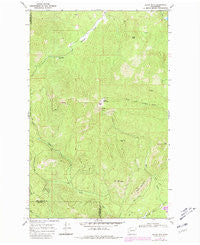 Boyer Mtn Washington Historical topographic map, 1:24000 scale, 7.5 X 7.5 Minute, Year 1968