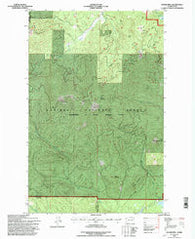 Boyer Mtn Washington Historical topographic map, 1:24000 scale, 7.5 X 7.5 Minute, Year 1992
