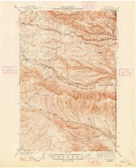 Boylston Washington Historical topographic map, 1:62500 scale, 15 X 15 Minute, Year 1943
