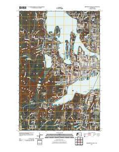 Bremerton West Washington Historical topographic map, 1:24000 scale, 7.5 X 7.5 Minute, Year 2011