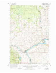 Brewster Washington Historical topographic map, 1:62500 scale, 15 X 15 Minute, Year 1957