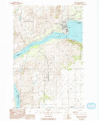 Brewster Washington Historical topographic map, 1:24000 scale, 7.5 X 7.5 Minute, Year 1989