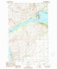 Brewster Washington Historical topographic map, 1:24000 scale, 7.5 X 7.5 Minute, Year 1989