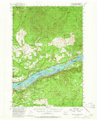 Bridal Veil Oregon Historical topographic map, 1:62500 scale, 15 X 15 Minute, Year 1954